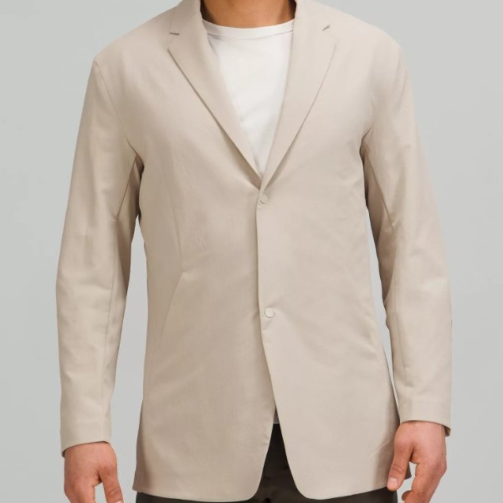 Lululemon New Venture Blazer Large in Raw Linen